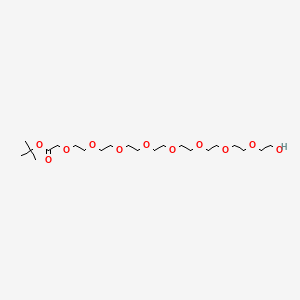 tert-Butyl 26-hydroxy-3,6,9,12,15,18,21,24-octaoxahexacosanoate chemical structure (CAS 2869101-36-8)