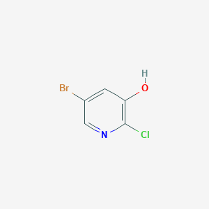 5-Bromo-2-chloropyridin-3-ol chemical structure (CAS 286946-77-8)