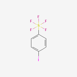 4-Iodophenylsulfur pentafluoride chemical structure (CAS 286947-68-0)