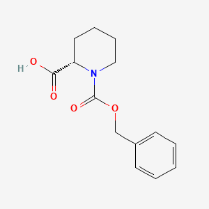 (S)-1-N-Cbz-Pipecolinic acid chemical structure (CAS 28697-11-2)