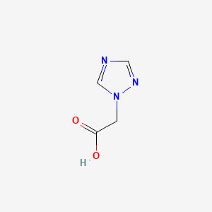 2-(1H-1,2,4-Triazol-1-yl)acetic acid chemical structure (CAS 28711-29-7)