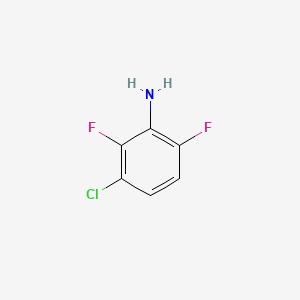 3-Chloro-2,6-difluoroaniline chemical structure (CAS 287172-82-1)