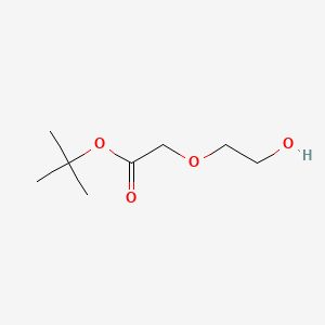 tert-Butyl 2-(2-hydroxyethoxy)acetate chemical structure (CAS 287174-32-7)