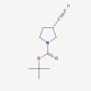 1-Boc-3-Ethynylpyrrolidine chemical structure (CAS 287193-00-4)