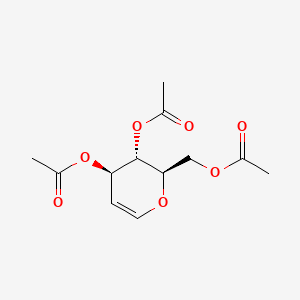 (2R,3S,4R)-2-(Acetoxymethyl)-3,4-dihydro-2H-pyran-3,4-diyl diacetate chemical structure (CAS 2873-29-2)