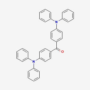 Bis(4-(diphenylamino)phenyl)methanone chemical structure (CAS 2873-76-9)