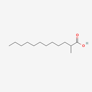 2-Methyldodecanoic acid chemical structure (CAS 2874-74-0)