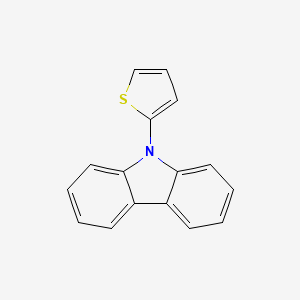 9-(Thiophen-2-yl)-9H-carbazole chemical structure (CAS 287485-75-0)