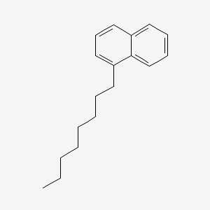 1-Octylnaphthalene chemical structure (CAS 2876-51-9)