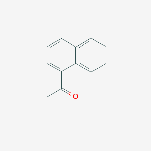 1-(Naphthalen-1-yl)propan-1-one chemical structure (CAS 2876-63-3)