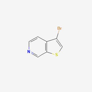 3-Bromothieno[2,3-c]pyridine chemical structure (CAS 28783-17-7)