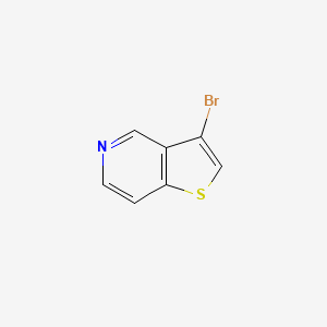 3-Bromothieno[3,2-c]pyridine chemical structure (CAS 28783-18-8)
