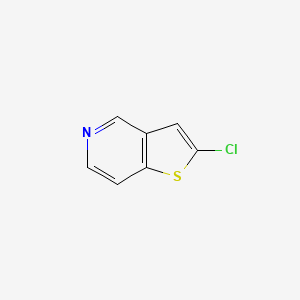 2-Chlorothieno[3,2-c]pyridine chemical structure (CAS 28783-23-5)