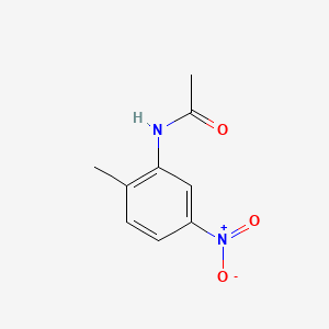 N-(2-Methyl-5-nitrophenyl)acetamide chemical structure (CAS 2879-79-0)