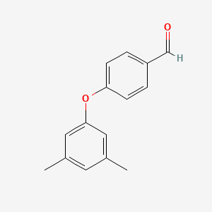 4-(3,5-Dimethylphenoxy)benzaldehyde chemical structure (CAS 287953-82-6)