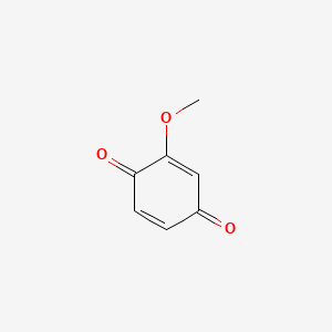 2-Methoxycyclohexa-2,5-diene-1,4-dione chemical structure (CAS 2880-58-2)