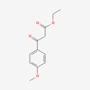 Ethyl (4-Methoxybenzoyl)acetate chemical structure (CAS 2881-83-6)