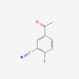 5-Acetyl-2-fluorobenzonitrile chemical structure (CAS 288309-07-9)