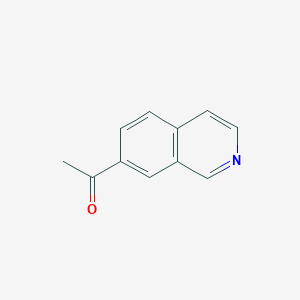 1-(Isoquinolin-7-yl)ethanone chemical structure (CAS 288309-10-4)