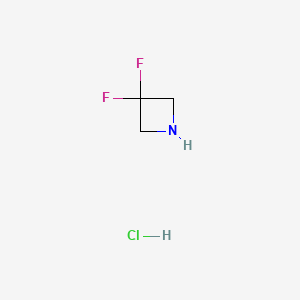 3,3-Difluoroazetidine hydrochloride chemical structure (CAS 288315-03-7)