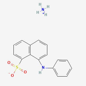 Ammonium 8-(phenylamino)naphthalene-1-sulfonate chemical structure (CAS 28836-03-5)