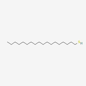 Octadecane-1-thiol chemical structure (CAS 2885-00-9)