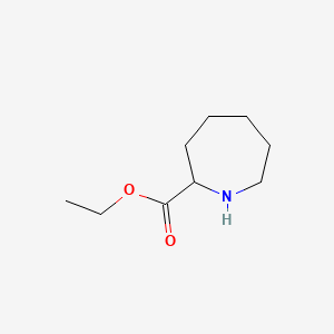 Ethyl azepane-2-carboxylate chemical structure (CAS 2886-92-2)