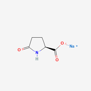 Sodium (S)-5-oxopyrrolidine-2-carboxylate (50% in H2O) chemical structure (CAS 28874-51-3)