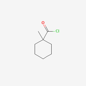 1-Methylcyclohexanecarbonyl chloride chemical structure (CAS 2890-61-1)