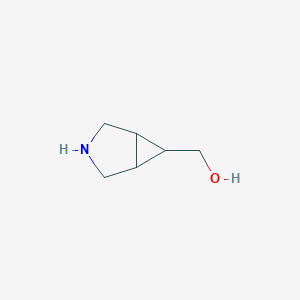 3-Azabicyclo[3.1.0]hexan-6-ylmethanol chemical structure (CAS 289037-48-5)