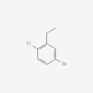 4-Bromo-1-chloro-2-ethylbenzene chemical structure (CAS 289039-22-1)