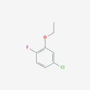 4-Chloro-2-ethoxy-1-fluorobenzene chemical structure (CAS 289039-34-5)