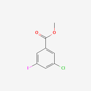 Methyl 3-chloro-5-iodobenzoate chemical structure (CAS 289039-85-6)
