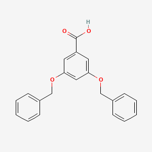 3,5-Bis(benzyloxy)benzoic acid chemical structure (CAS 28917-43-3)
