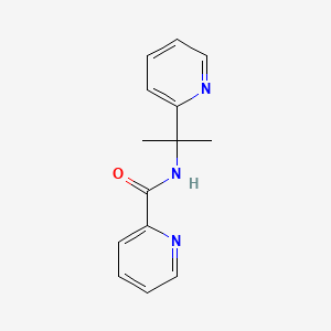 N-(2-(Pyridin-2-yl)propan-2-yl)picolinamide chemical structure (CAS 2891957-04-1)