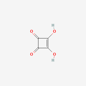 3,4-Dihydroxy-3-cyclobutene-1,2-dione chemical structure (CAS 2892-51-5)