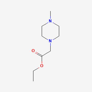 Ethyl (4-methyl-1-piperazinyl)acetate chemical structure (CAS 28920-67-4)