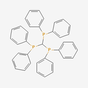 Tris(diphenylphosphino)methane chemical structure (CAS 28926-65-0)