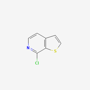 7-Chlorothieno[2,3-c]pyridine chemical structure (CAS 28948-58-5)