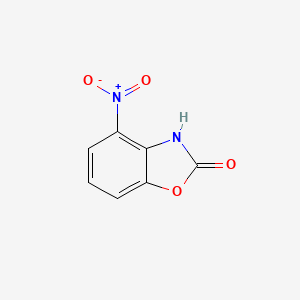 4-Nitrobenzo[d]oxazol-2(3H)-one chemical structure (CAS 28955-71-7)