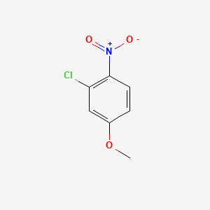 2-Chloro-4-methoxy-1-nitrobenzene chemical structure (CAS 28987-59-9)