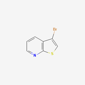 3-Bromothieno[2,3-b]pyridine chemical structure (CAS 28988-21-8)