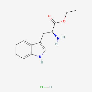 Ethyl L-tryptophanate hydrochloride chemical structure (CAS 2899-28-7)
