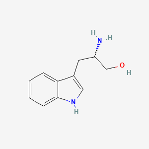 (S)-2-Amino-3-(1H-indol-3-yl)propan-1-ol chemical structure (CAS 2899-29-8)