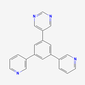 5-(3,5-Di(pyridin-3-yl)phenyl)pyrimidine chemical structure (CAS 289912-58-9)