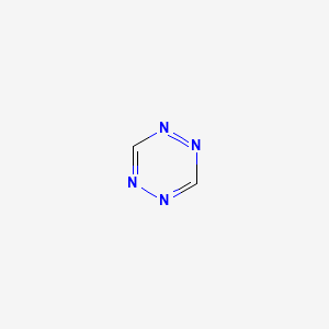 1,2,4,5-Tetrazine chemical structure (CAS 290-96-0)