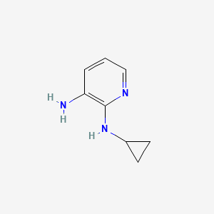 N2-Cyclopropylpyridine-2,3-diamine chemical structure (CAS 290313-23-4)