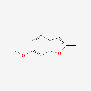 6-Methoxy-2-methylbenzofuran chemical structure (CAS 29040-48-0)