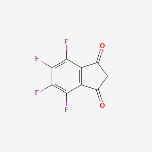 4,5,6,7-Tetrafluoro-1H-indene-1,3(2H)-dione chemical structure (CAS 29045-72-5)