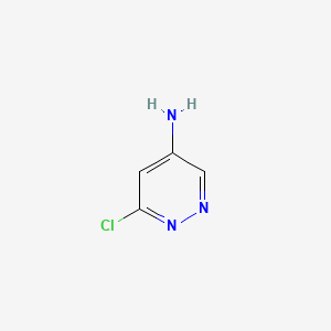6-Chloropyridazin-4-amine chemical structure (CAS 29049-45-4)